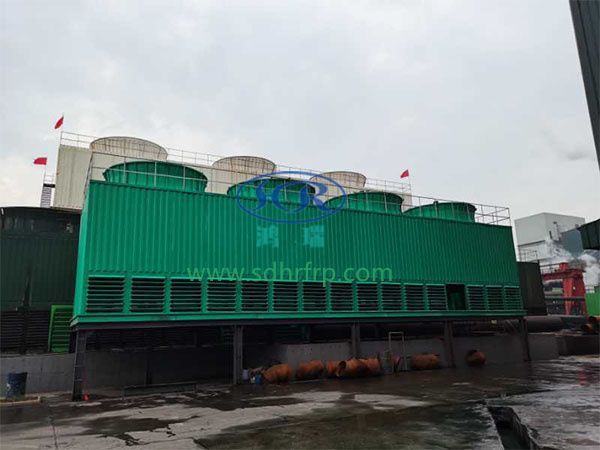 熱烈祝賀安徽銅陵4臺500T冷卻塔順利完工